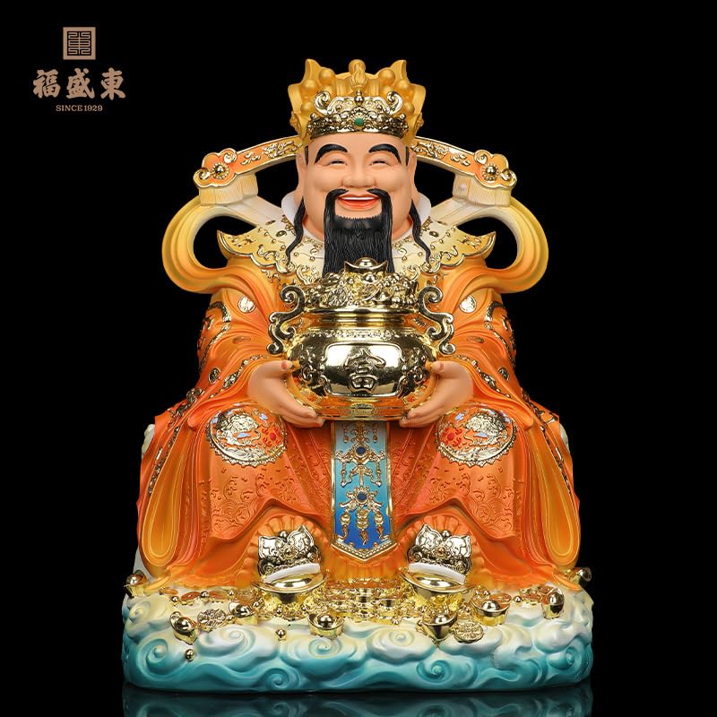 佛像100 Amazon.com: Usoway 佛像Statue of Buddha 树脂财神像招财财神